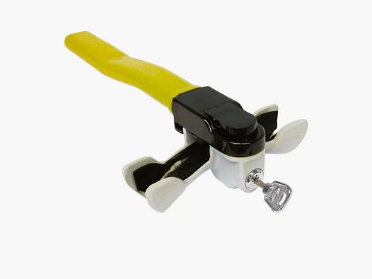 Antivol volant bloque-disque bras articulé tableau de bord