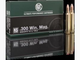 Büchsenpatronen RWS Kegelspitz .300 Win. Mag. 10,7g, 165gr. !!!