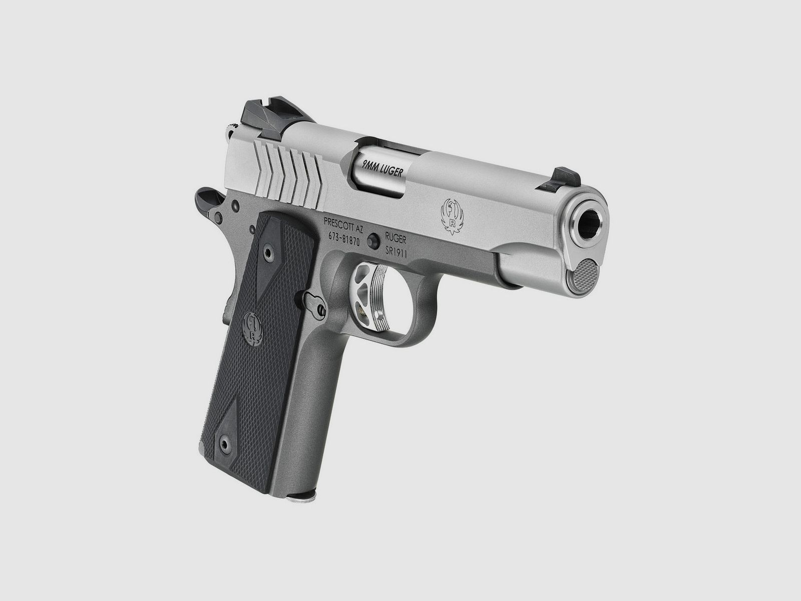 Pistole RUGER SR1911 Lightweight Commander – 9mm., Bild 2 von 6