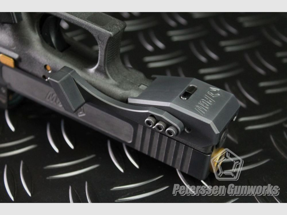 Peterssen Gunworks PGW Frameweight mit Daumenauflage für – alle Glock Pistolen