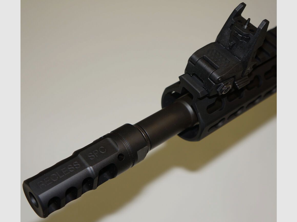 Schwaben Arms GmbH/GWMH Selbstladebüchse GWMH SPC-HUNTER A4 10" (SWISS PISTOL CARBINE) BLACK Kal.9x19 AR15 Glock Magazin