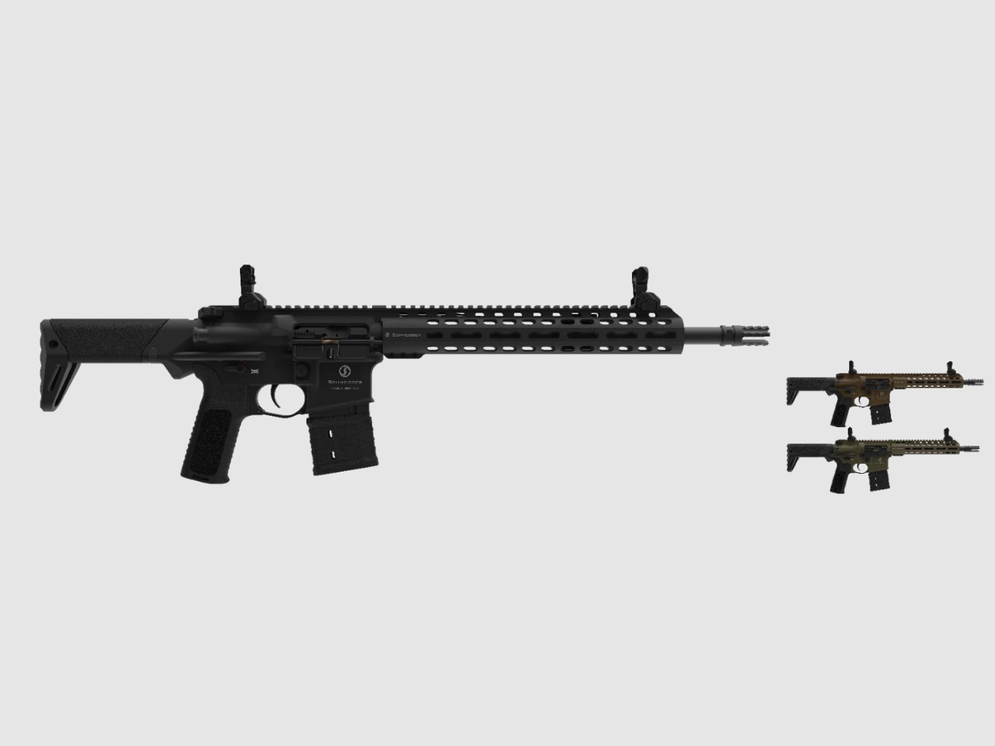 Schmeisser – Halbauto / M4FL / 14.5 / M-Lok / CSS Stock / Black / .223 Rem