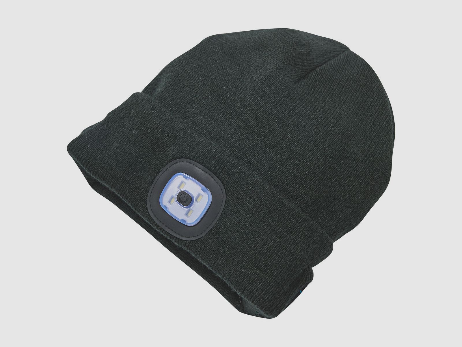 Beanie, m. Bluetooth Kopfhörer & LED-Lampe (Schwarz)