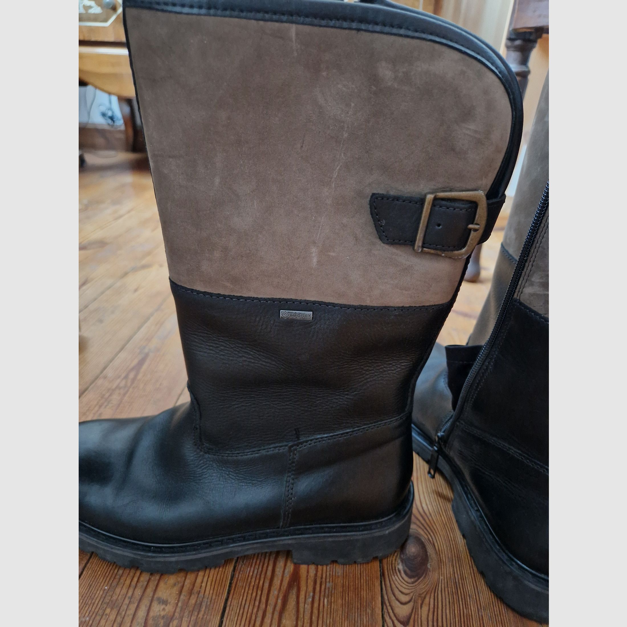 Fretz zimowe buty Goretex z owczej wełny skórzane męskie rozmiar 8 1/2 (rozmiar 41) nowe