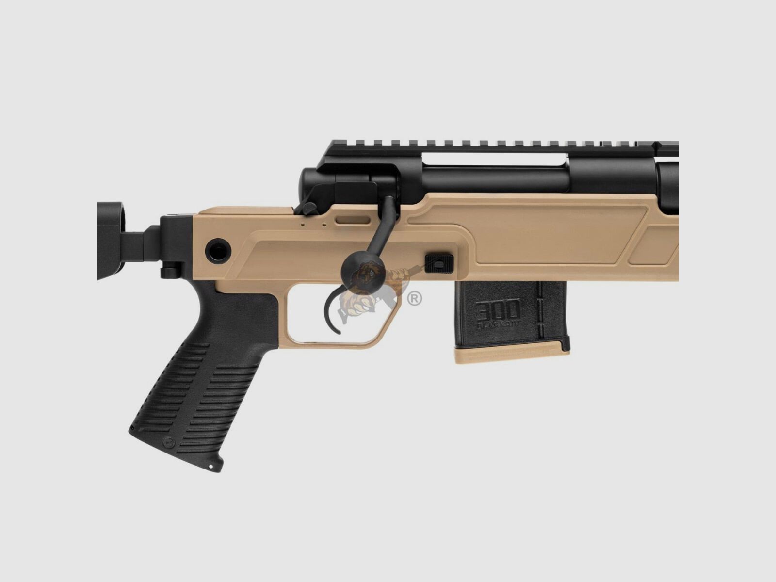SPR 300 Pro Airsoft Sniper Rifle in Black/Tan free from 18 years, image 3 of 14