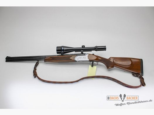 BBF dubbelgeweer Antonio Zoli kal. 12/70 + 7x65R met Kahles Helia L 3-12x56
