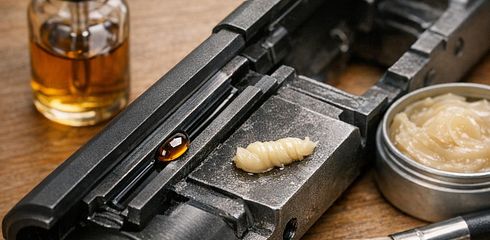 Cuidado de armas: ¿aceite o grasa?