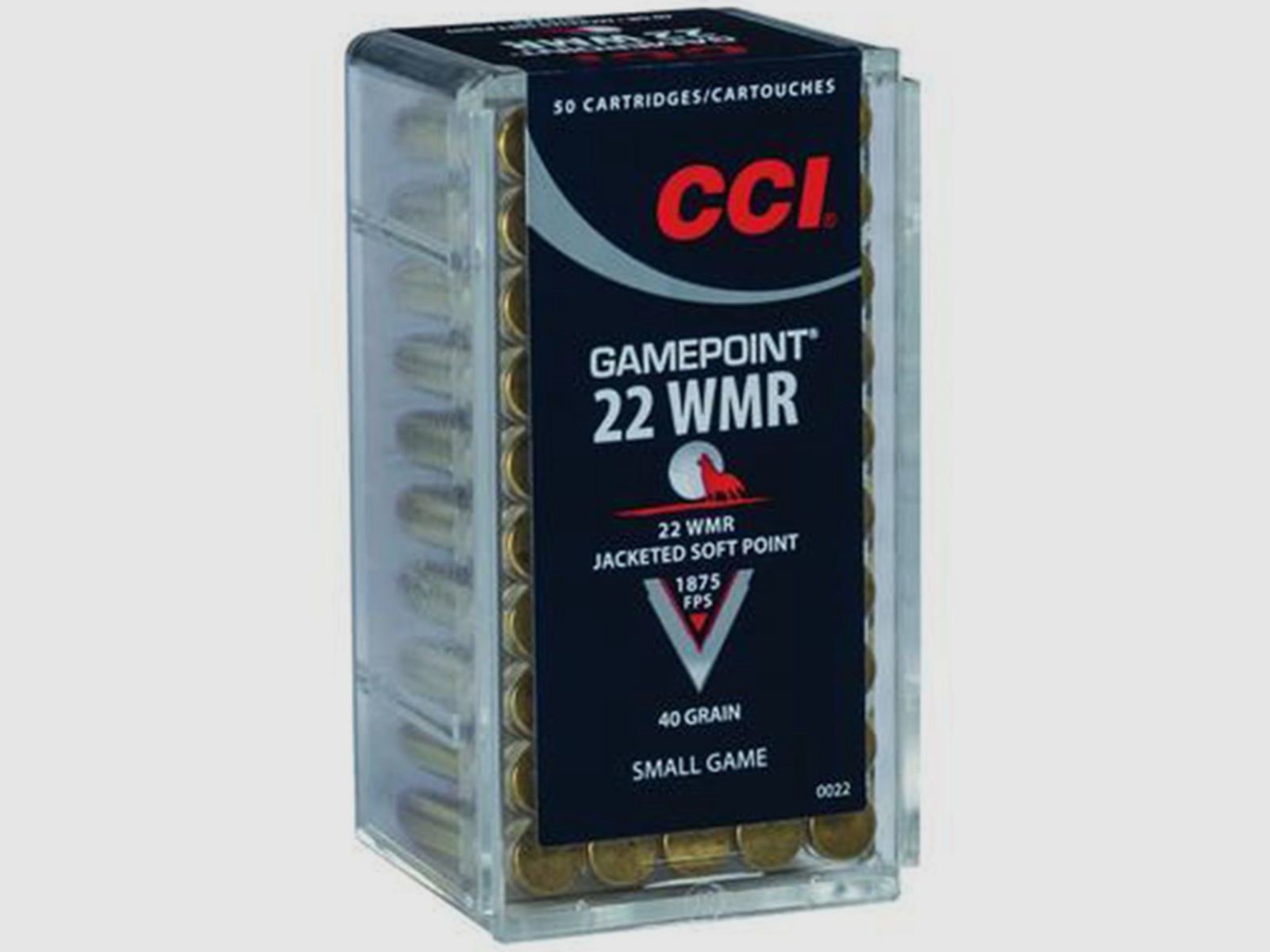 CCI Gamepoint .22 WMR 40GR JSP 50 cartucce