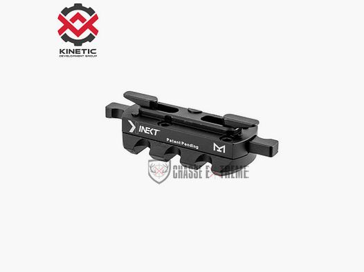 Rail M-Lok KINETIC DEVELOPMENT GROUP 3 Slots Aluminium Noir