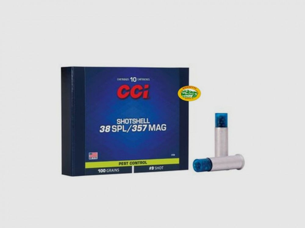 CCI Patronen für Schrotkaliber .38 SP pb 9