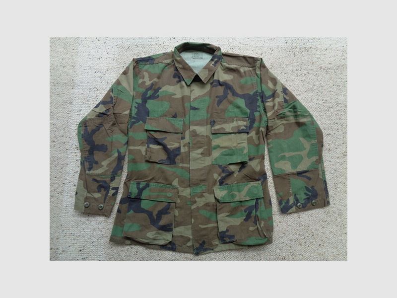 Orig. US ARMY BDU Feldjacke M81 Woodland, Medium-Regular, s.g. Zustand