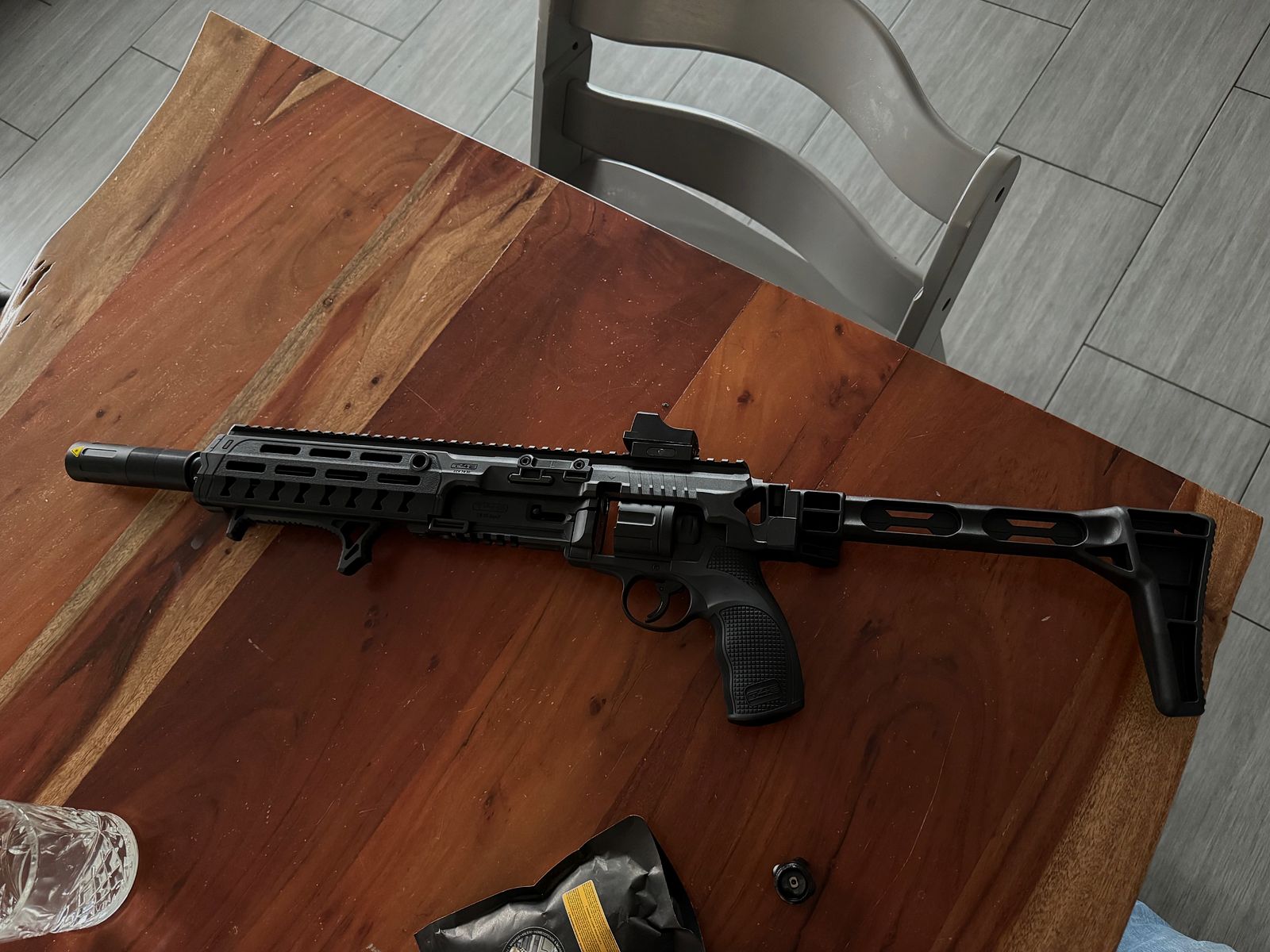 Kit di conversione Carabina T4E per HDR50 TR 50 X-Tracer Booster Mirini Flip up Munizioni Tracer UX Nano Point 3