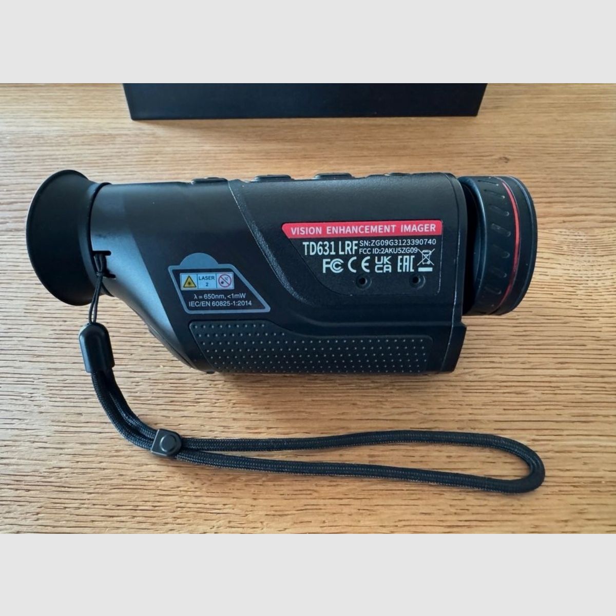 Guía TD631 LRF dispositivo de imagen térmica