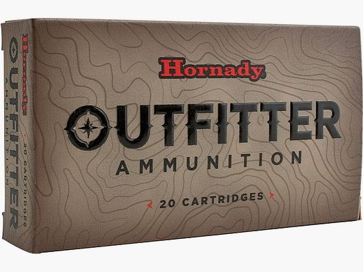 Hornady Outfitter 6,5mm Creedmoor 120GR CX 20 Patronen