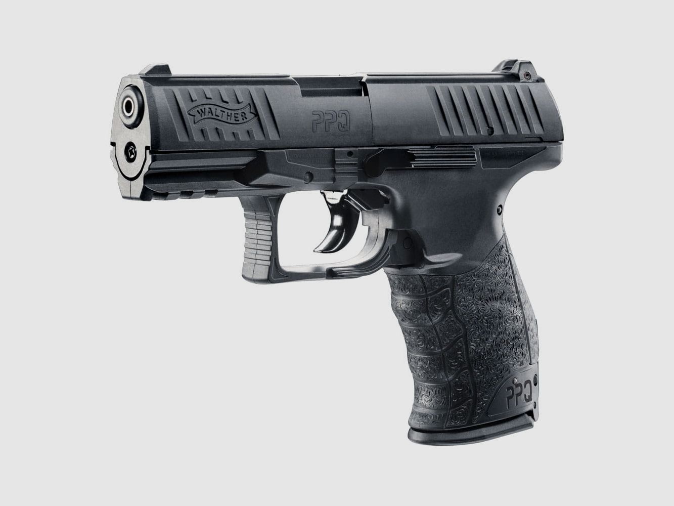 WALTHER pistola CO2 PPQ nera cal. 4,5 mm, immagine 3 di 4