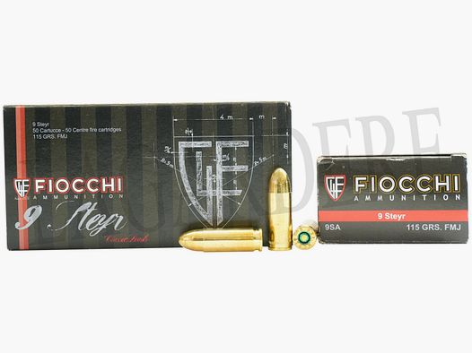 FIOCCHI FMJ 115 GRS (PATRONE)