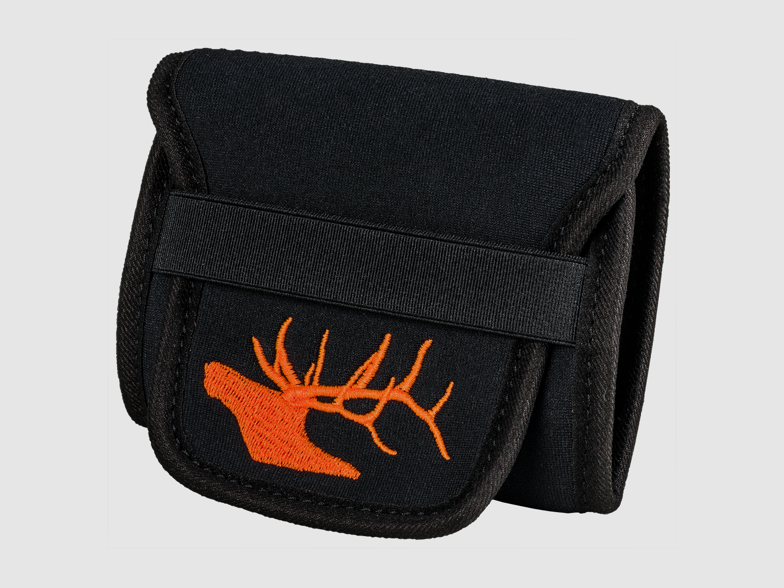 Custodia per cartucce in neoprene nero 10 cartucce