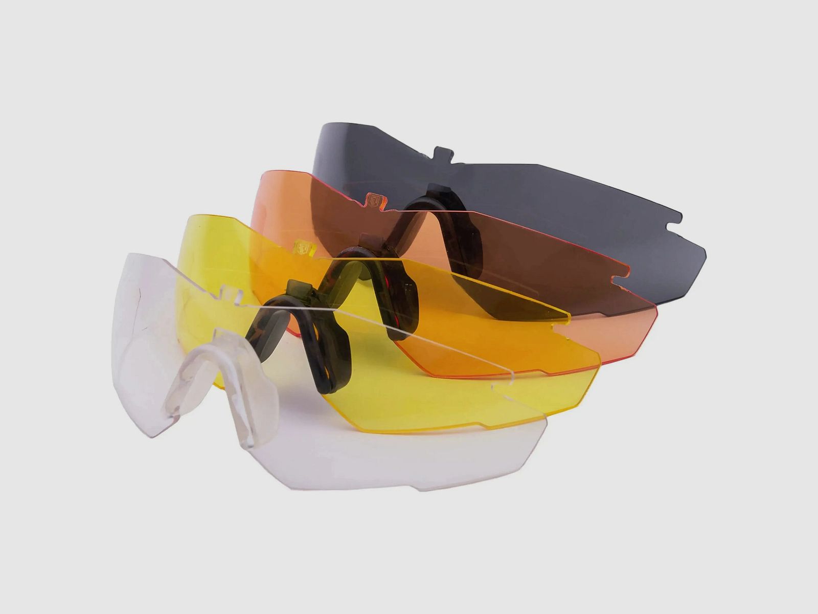 Revision Ersatzglas Stingerhawk schwarzer Nasensteg smoke Glas