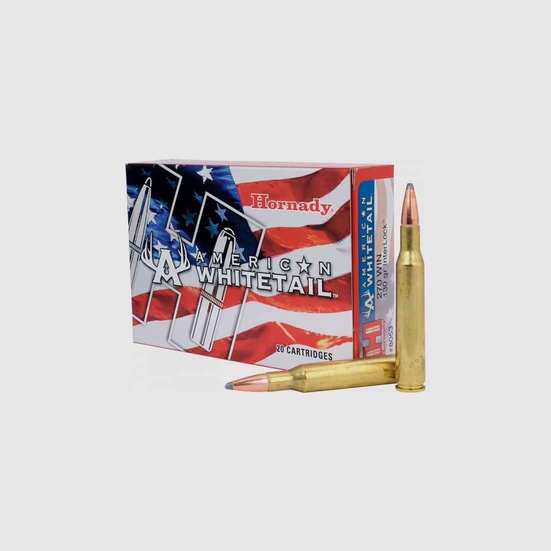 Hornady American Whitetail .270 Win InterLock 130 grs Büchsenpatronen