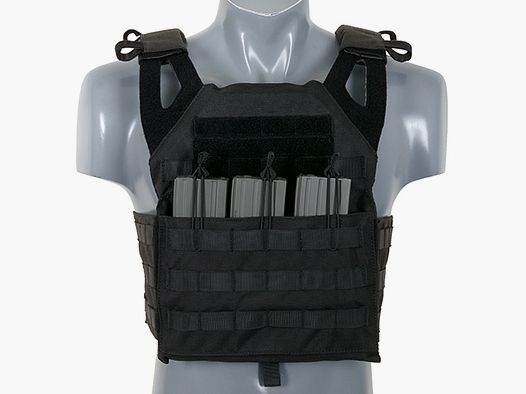 Kamizelka nosząca Jump Plate Carrier z pasem - Czarny [8FIELDS]