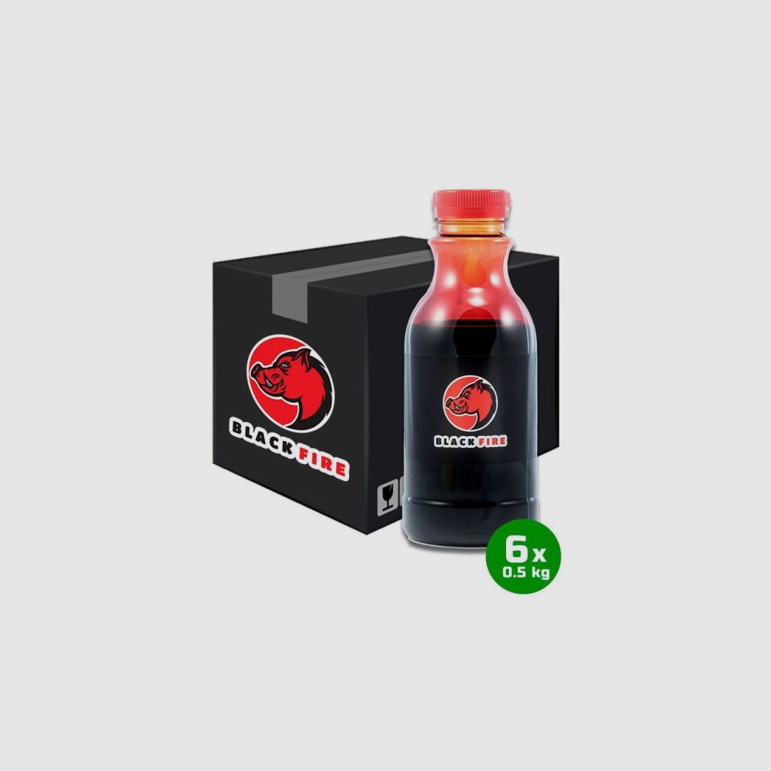Pakket van 6 flessen Black Fire Original Aroma