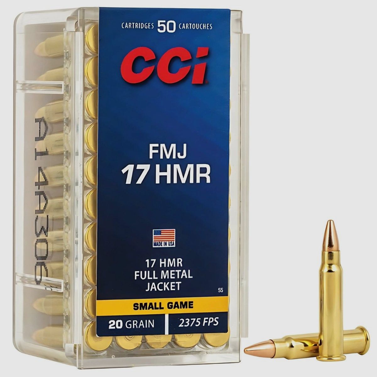 .17 HMR CCI FMJ 20gr/1,3g (55), zdjęcie 2 z 3