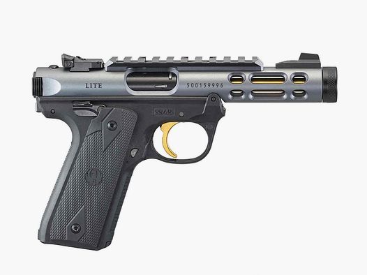 Ruger Mark IV 22/45 Lite Diamond Grey-Gold Kaliber .22lr 1/2"-28