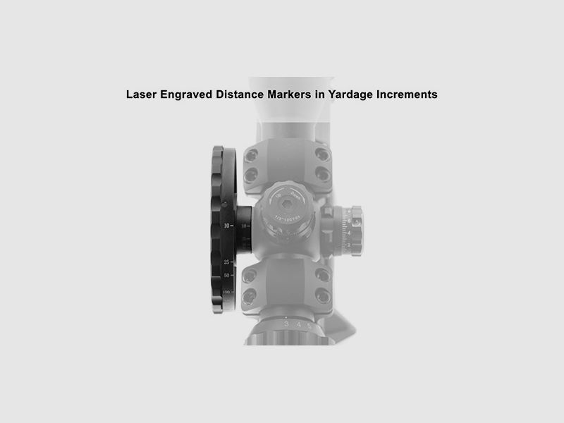 Parallaxerad Seitenrad UTG Side Wheel 80 mm fĂĽr BugBuster Zielfernrohre mit Seitenfokus