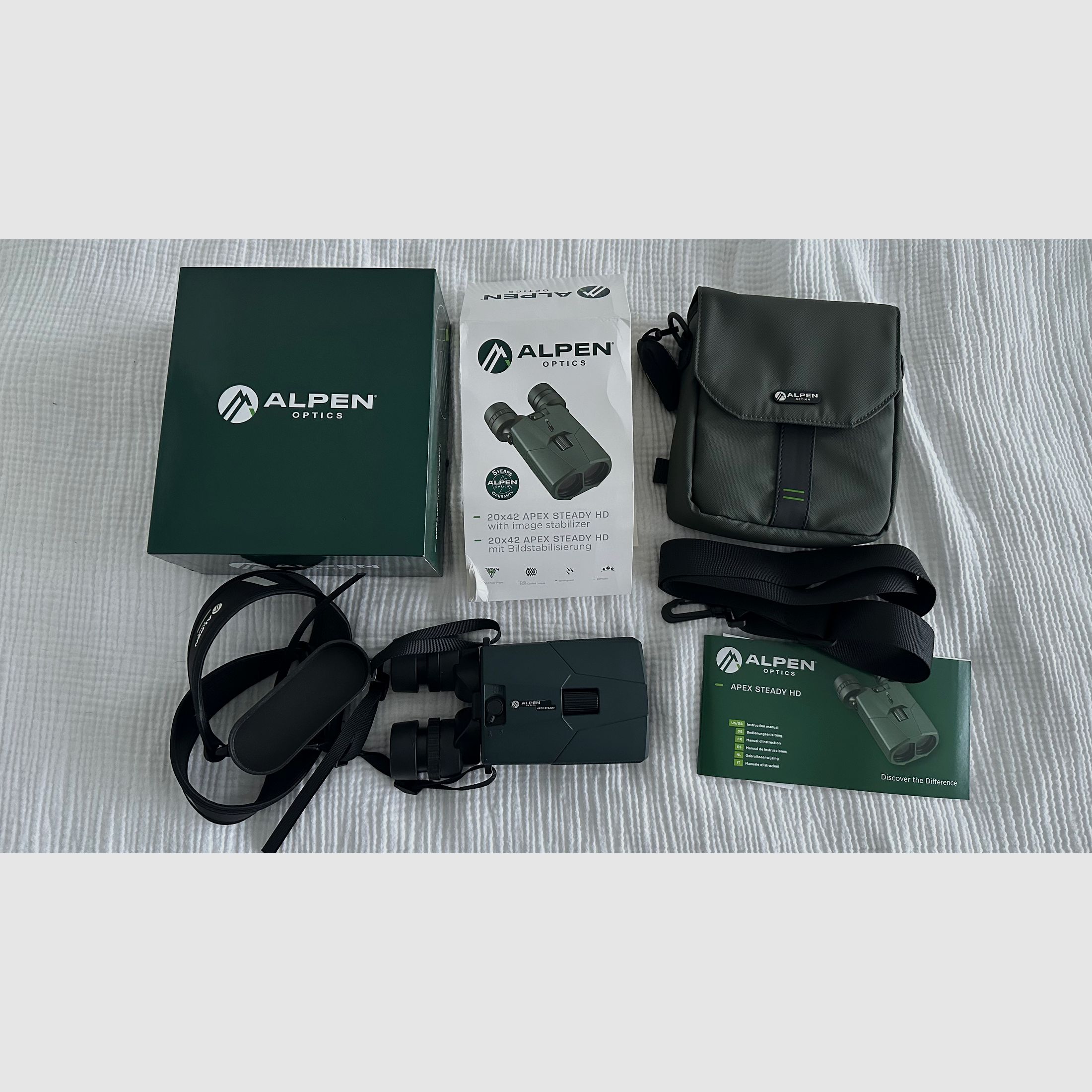 Fernglas ALPEN OPTICS 20x42 / Bresser - 7 Monate alt - Lebenslange GARANTIE