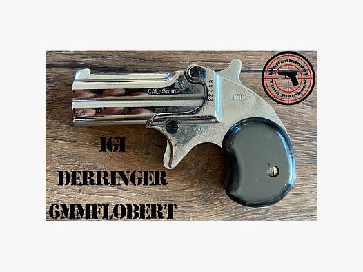 Einzellader-Pistole  IGI  Derringer  im Kaliber 6mm Flobert