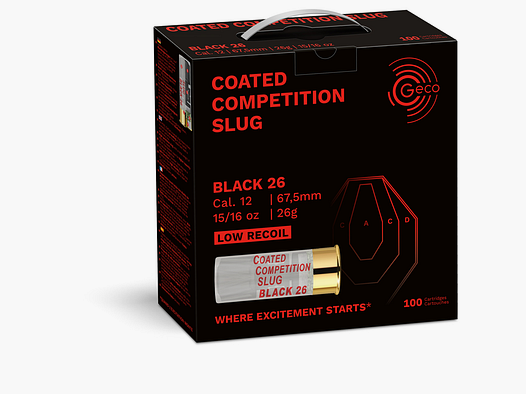 Geco Competition Slug CCS Black 26 - Kal. 12/67,5