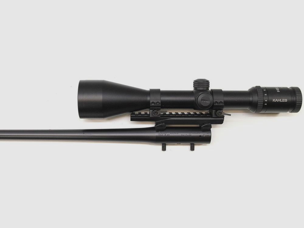 Adapter rail for ZF mounts from Blaser, EAW, Recknagel and others: From ZF mount Zeiss with inner rail to Weaver/Picatinny rings