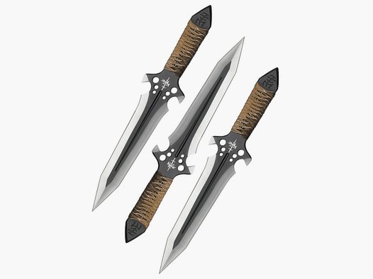 Hellhawk 3er Wurfmesser Set