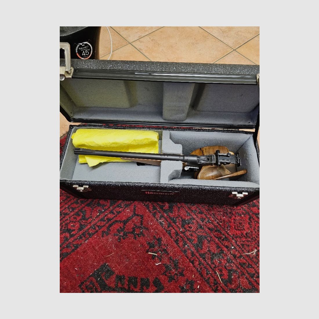 Hämmerli Free Pistol Model 106 in caliber .22 l.r.  Top condition from estate