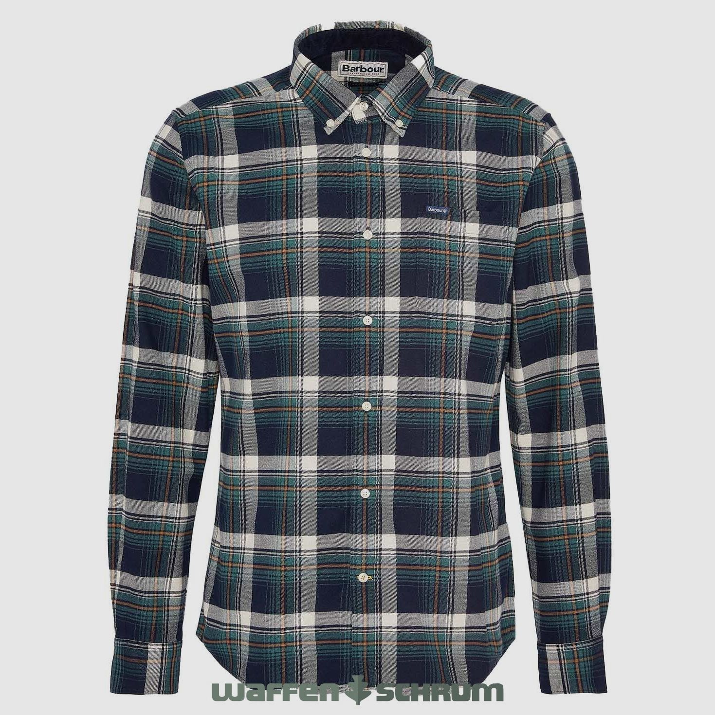 Barbour Hemd Shieldton Dark navy