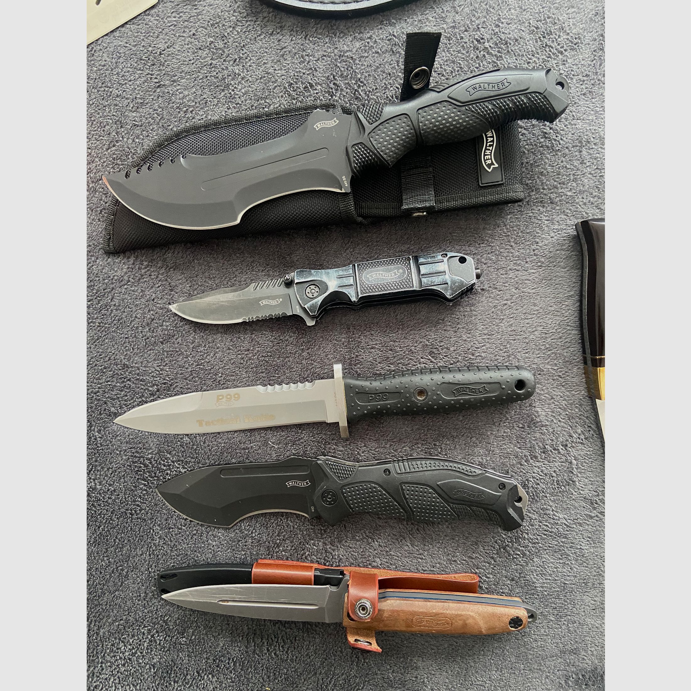 Große Messer-Sammlung aus Erbe (18-teilig) – Walther, Morakniv, Herbertz u.m. – ab 150€!