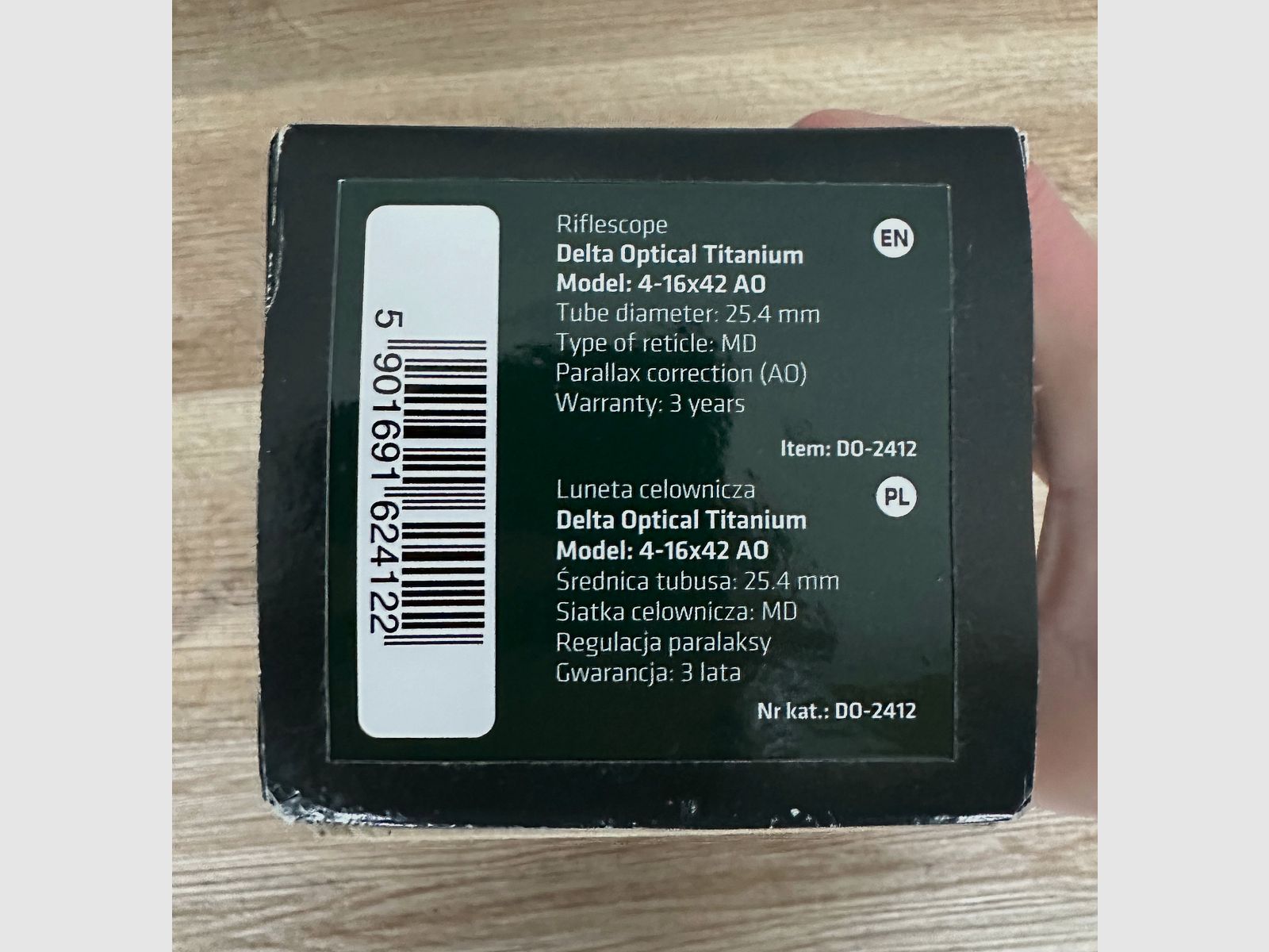 Zielfernrohr Delta Optical Titanium 4-16x42 MilDot