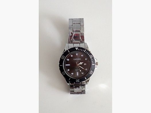Armbanduhr, Herren, Edelstahl, Cadvan, neu + OVP