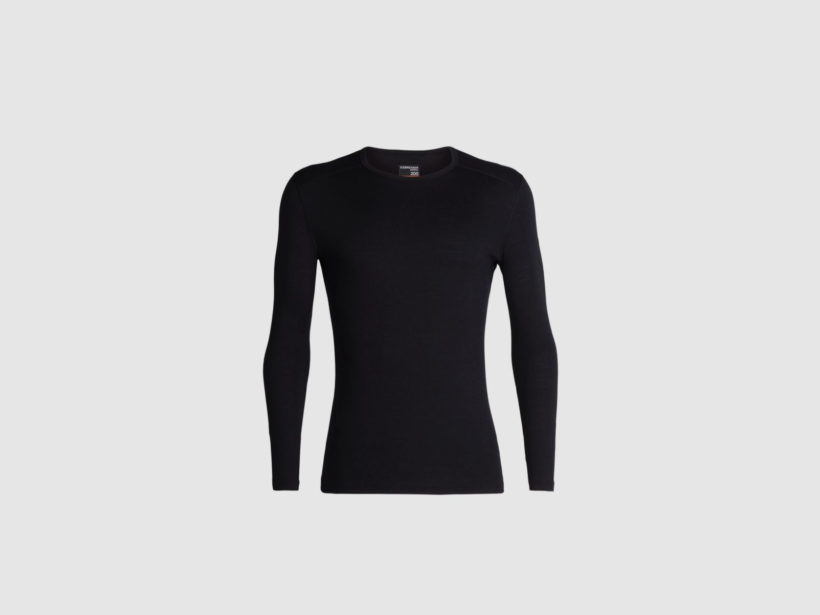 ICEBREAKER Merino 200 Oasis Long Sleeve Crewe Herren Black