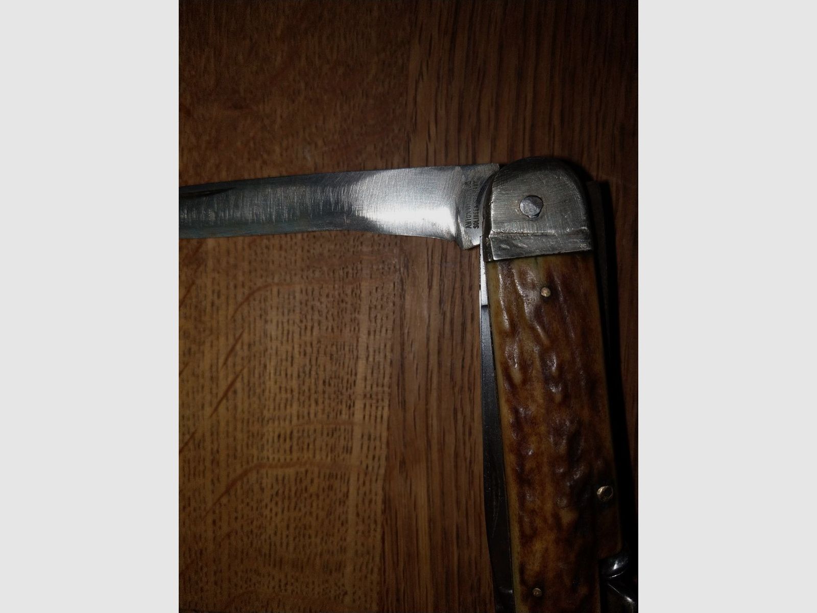 Jagdmesser Hirschhorn von der Firma Anton Winger aus Solingen