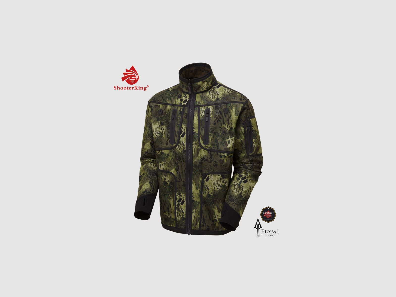 SHOOTERKING Woodlands Softshell Camo