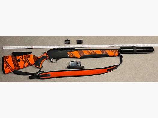 Browning BAR MK3 Tracker 308 Desbloqueo manual Rosca Silenciador