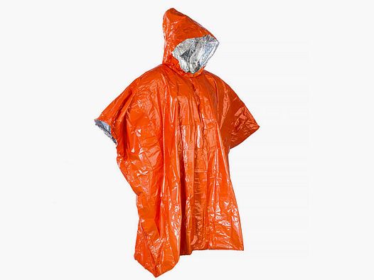 Emergency poncho for hunters
