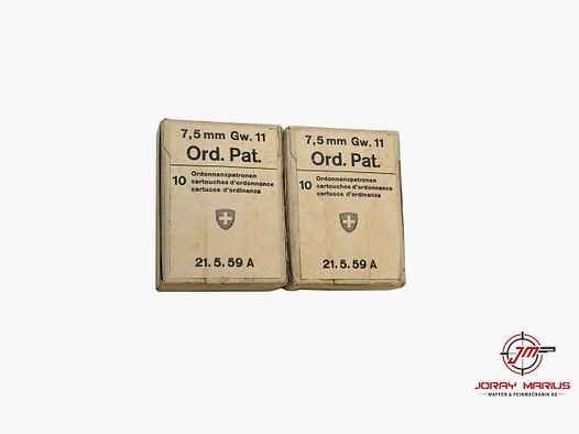 7.5×55 GP11 Ordonnanzpatrone Sammlermunition