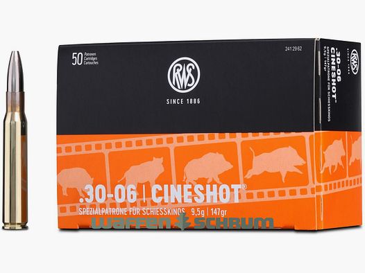 RWS .30-06Spring Cineshot 9,5g - 147gr 30er Pck.