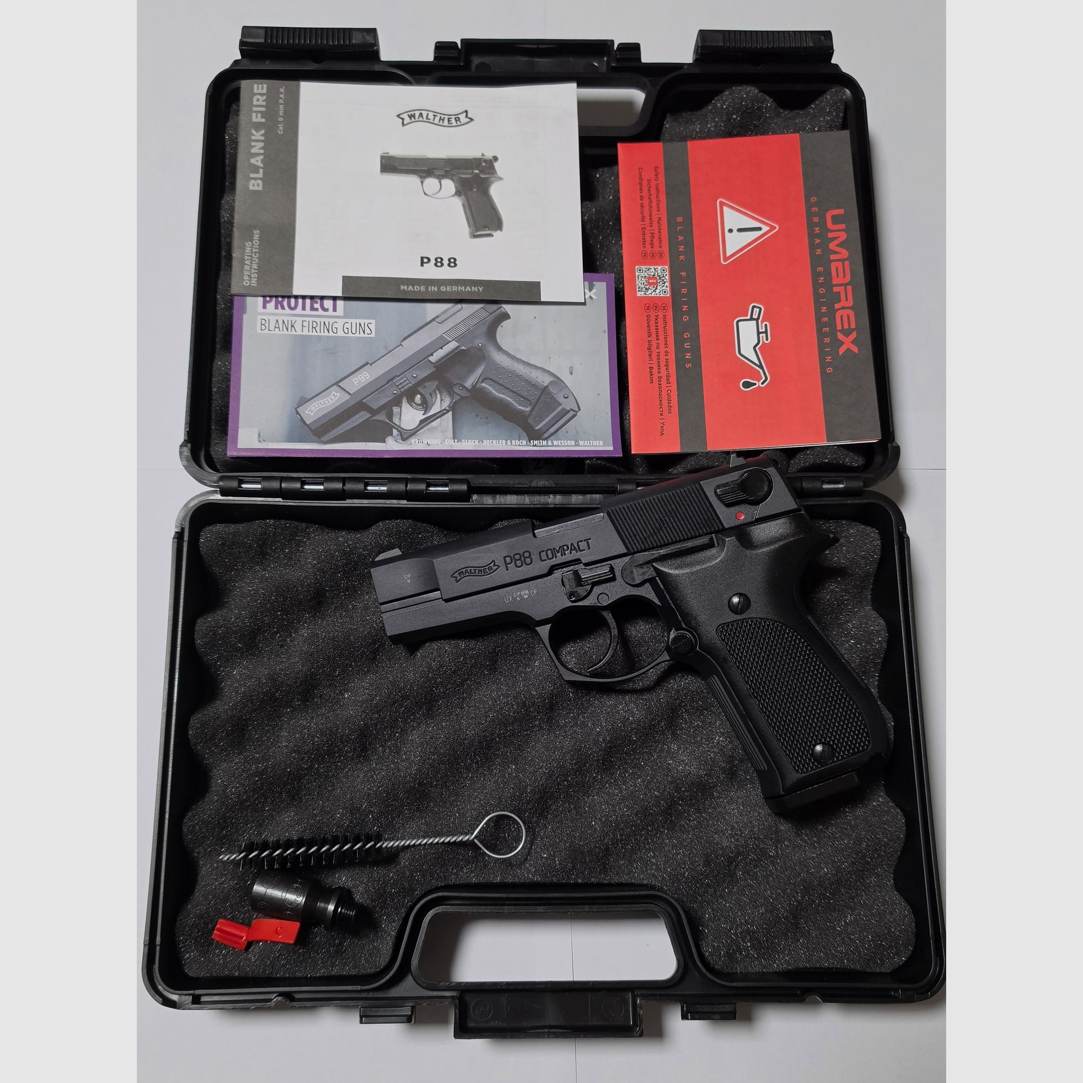 Walther P88 Compact pistola de fogueo 9mm PAK, imagen 1 de 3