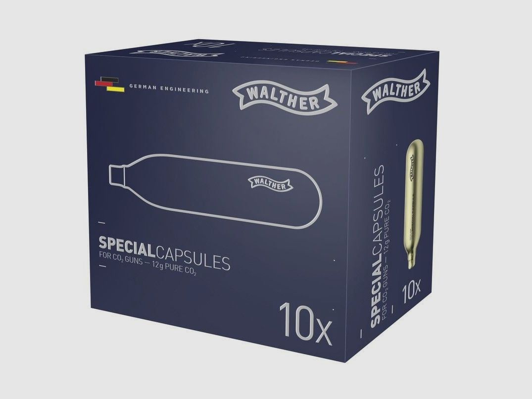 Walther CO2-Sparclette-Kapseln 12 g, 10 Stück, Bild 2 von 2
