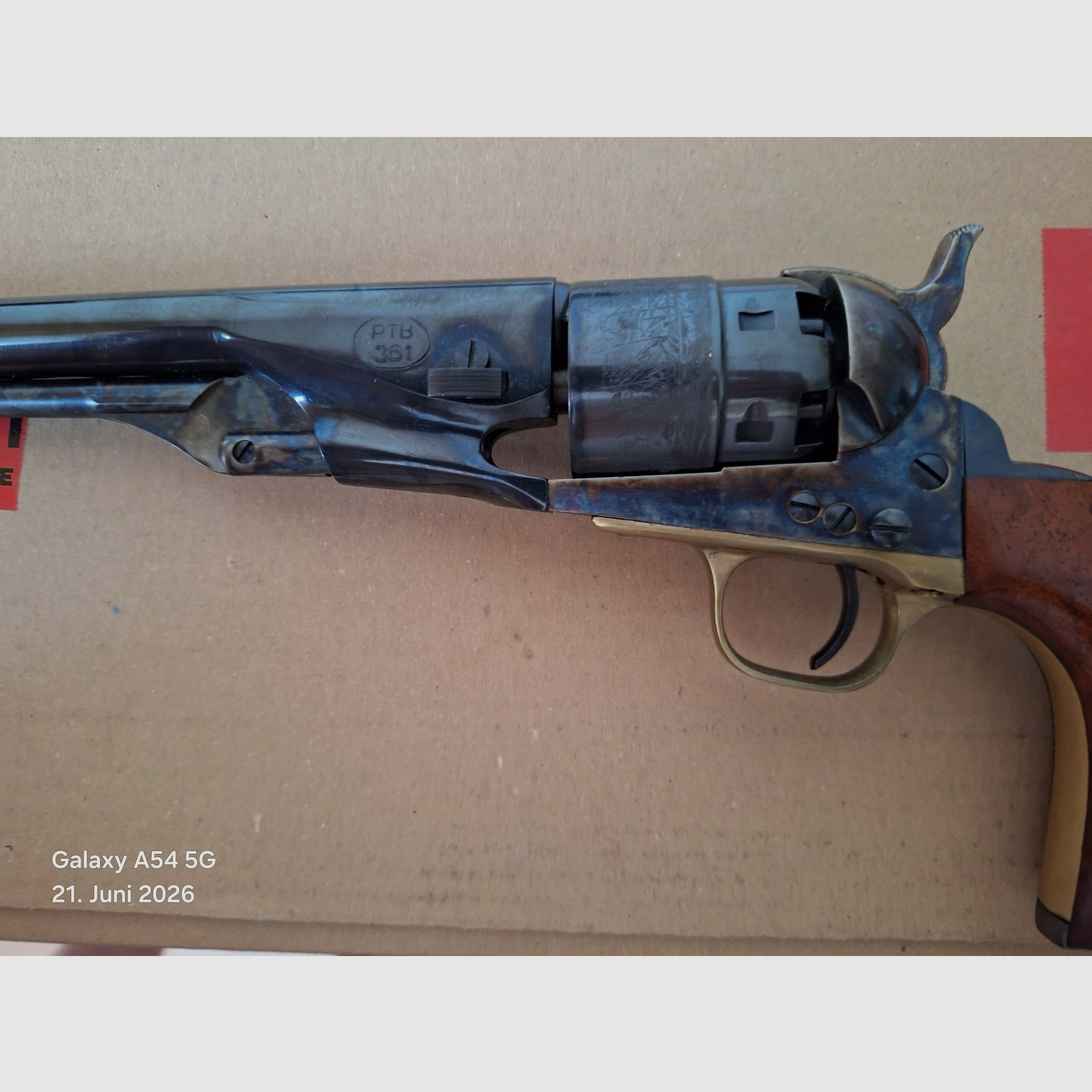 HEGE Western revolver Army 1860 -8"-PTB 361