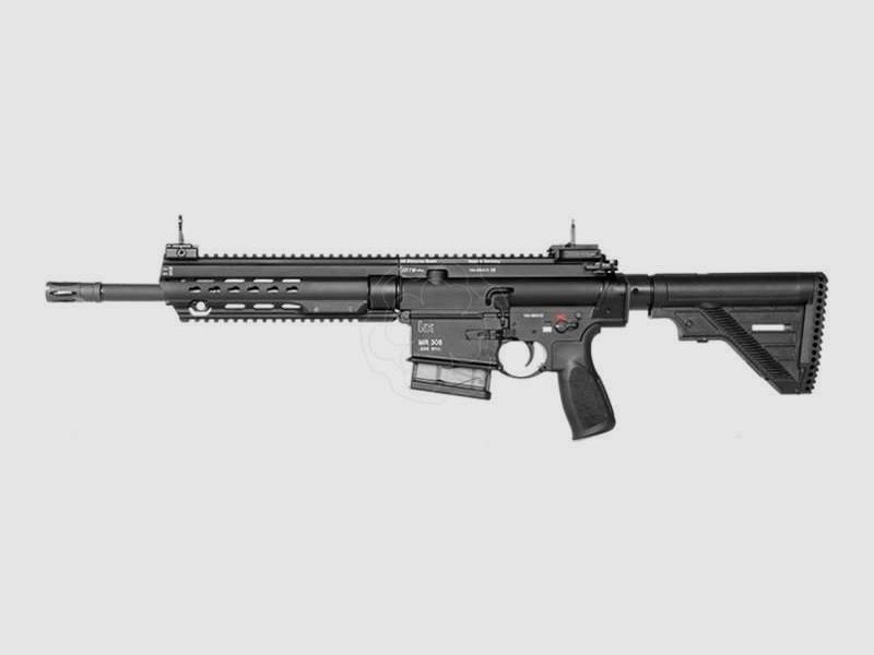 HK Büchse MR308 A3 Schwarz Kal. 308 Win. Lauf 13″ Vorderschaft HKEY