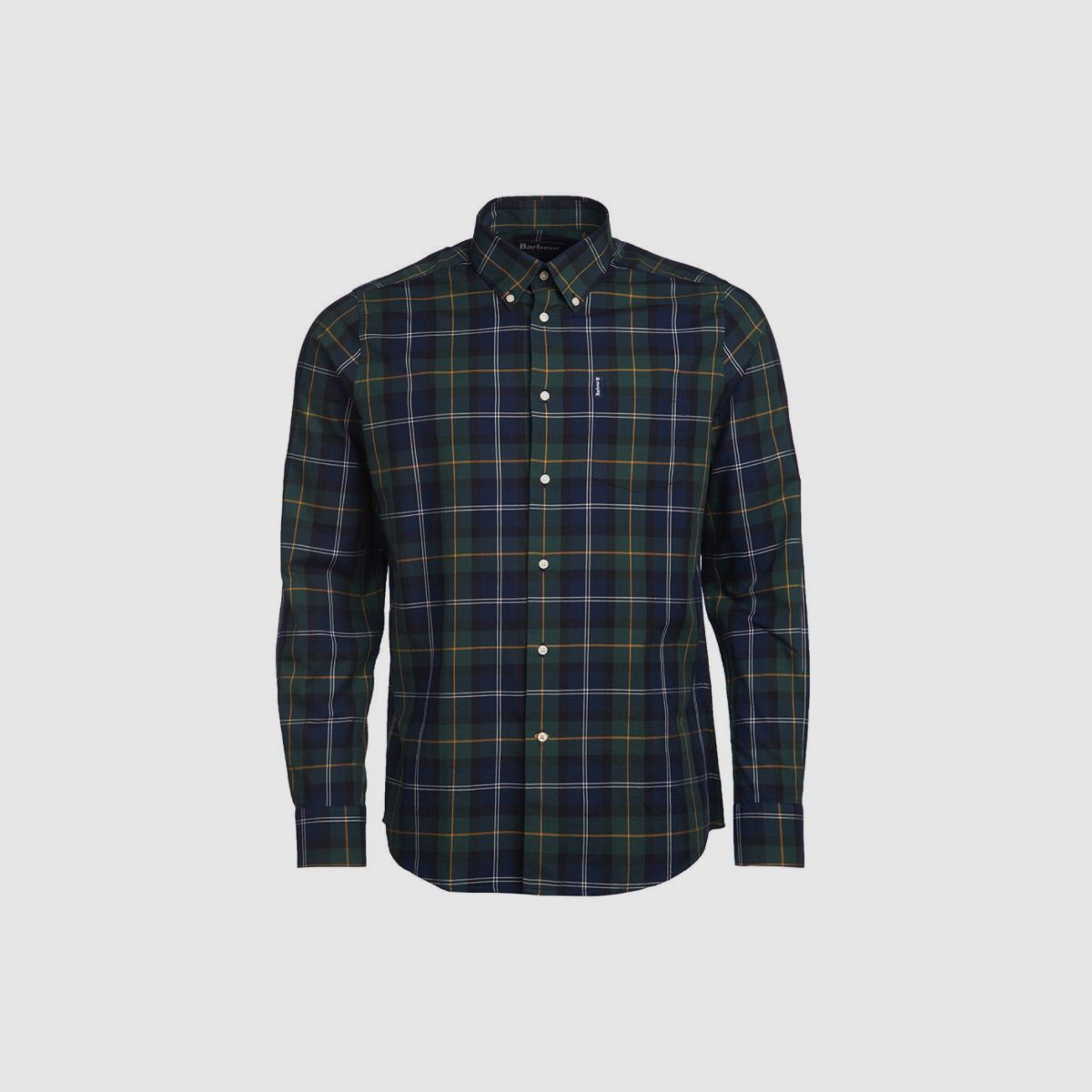 BARBOUR Wetheram Hemd Seaweed Tartan